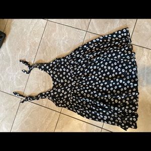 Floral beach cover dress